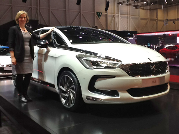 Louise Murphy PR & Marketing Manager Citroen Motors Ireland Ltd picture at the launch of the new DS5 at the Geneva Motorshow.