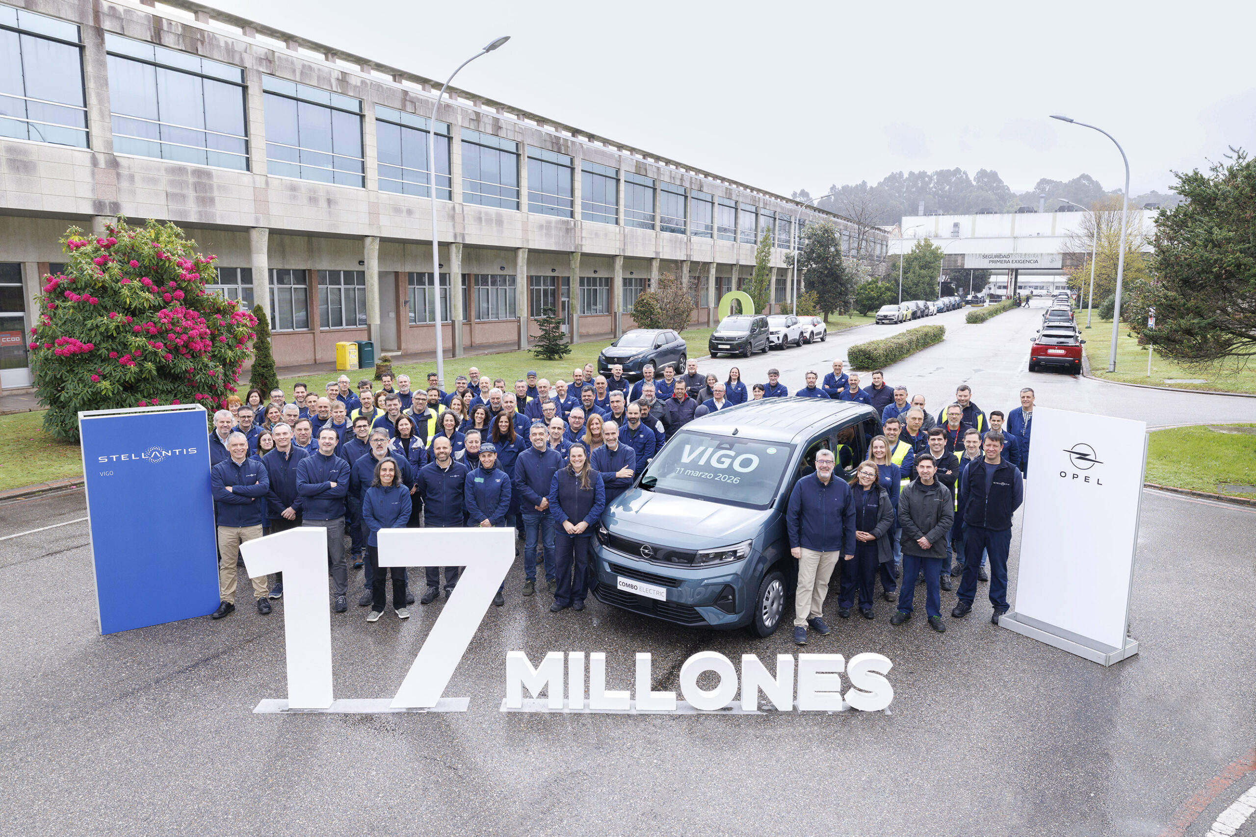 Opel Combo Electric is 17-millionth vehicle produced at Stellantis Vigo