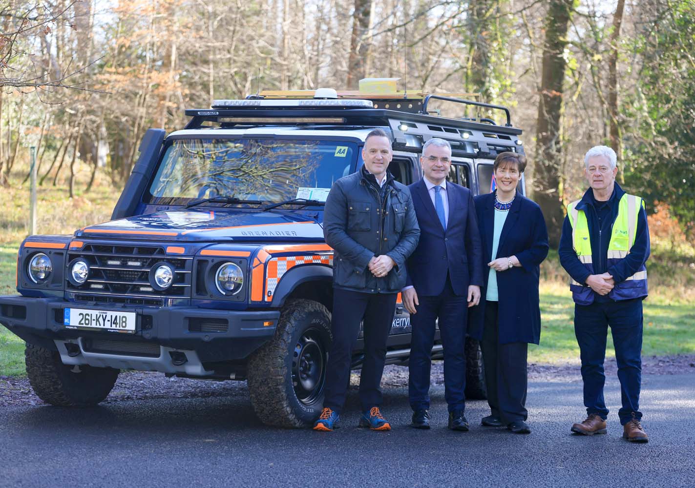 Kerry Mountain Rescue takes new Ineos medic vehicle