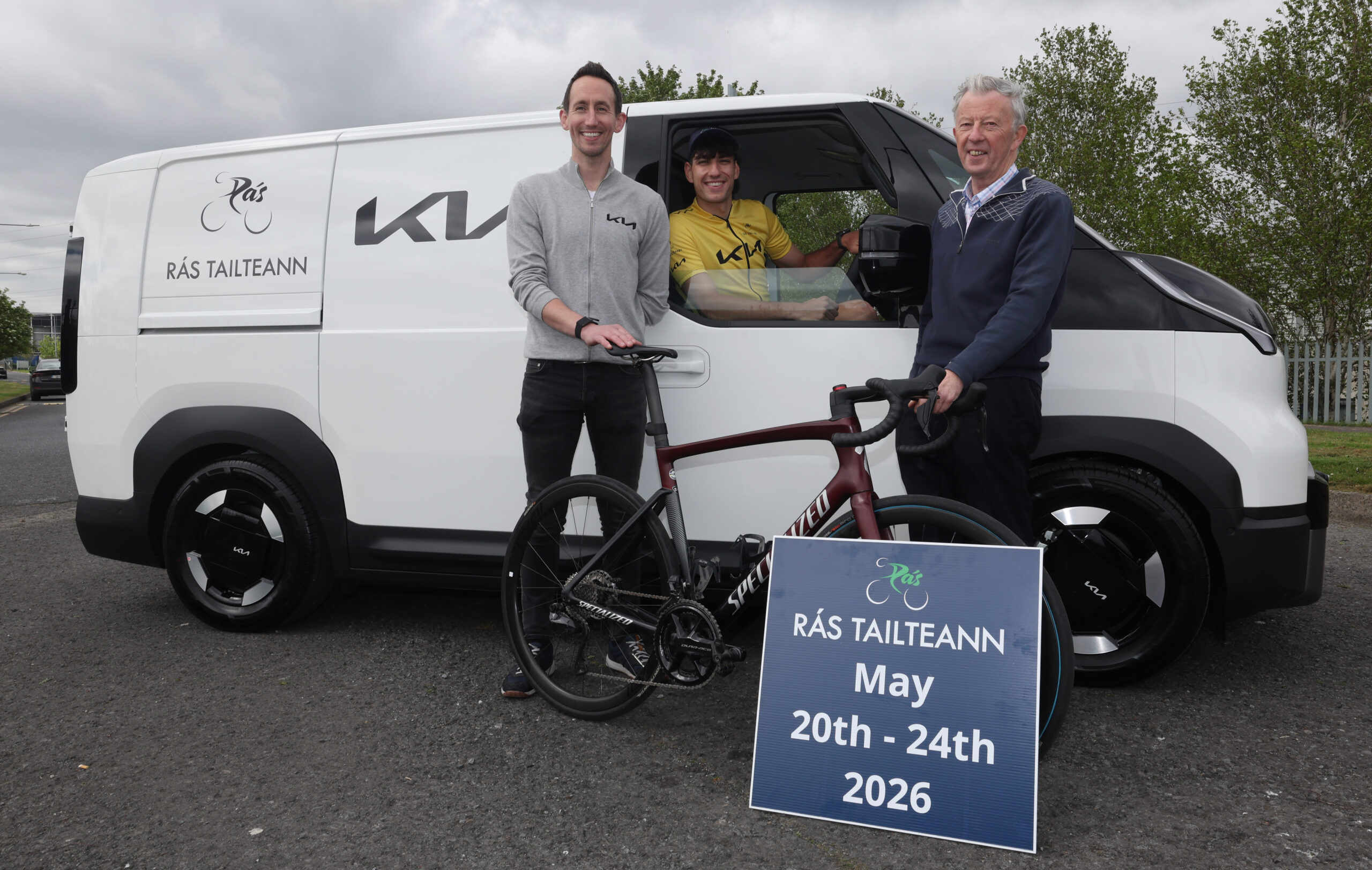 Kia Ireland supports Rás Tailteann with PV5 Cargo vans